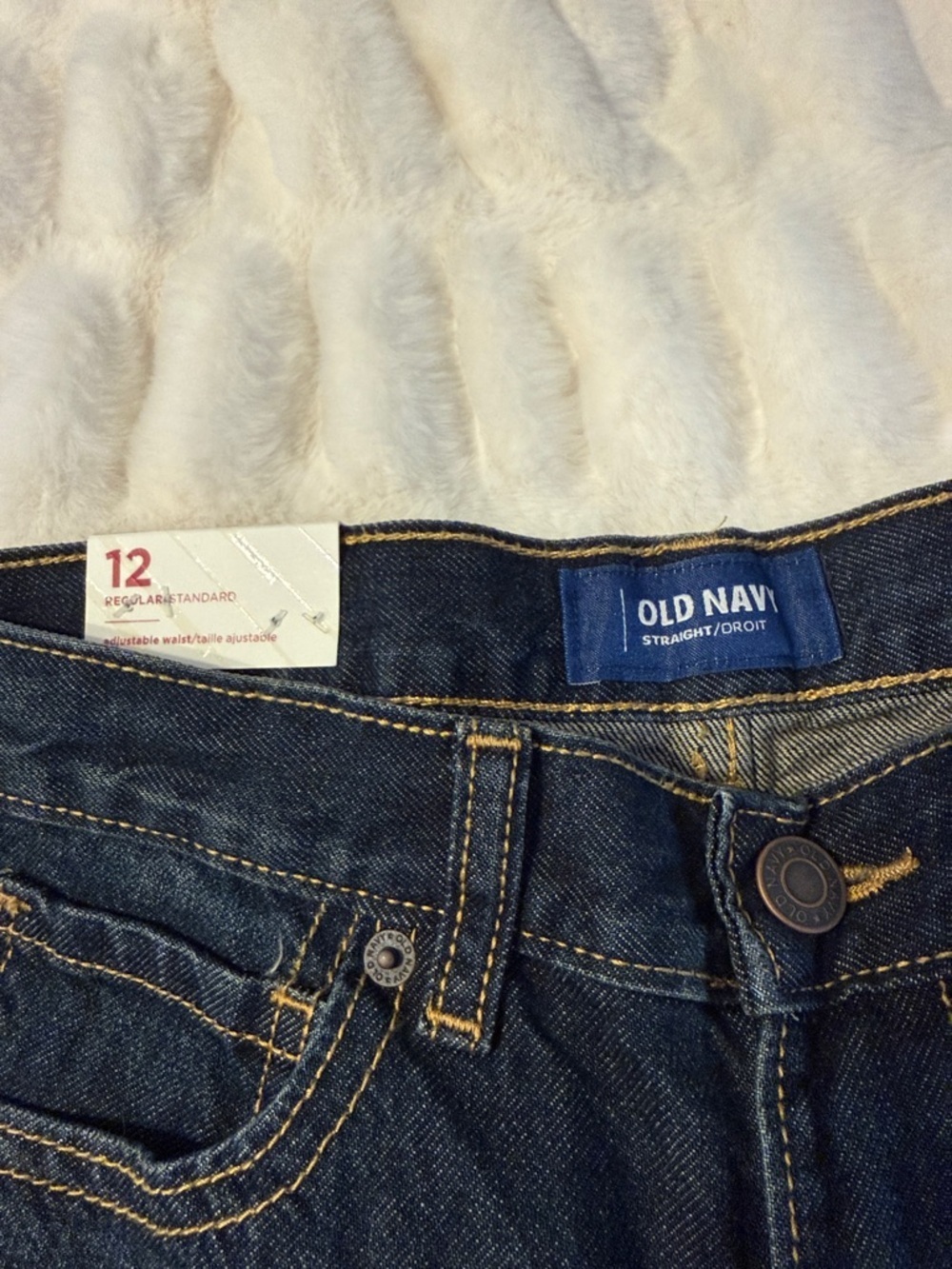 Old Navy Indigo Straight-Leg Jeans B4 - Picture 2 of 5